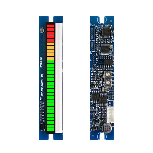 Taidacent 30 Segments 66mm LED Display Volume VU Audio Meter Level Meter LED VU Meter LED Level Volume Display Music Spectrum