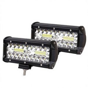 ไฟ LED บาร์ 120W สำหรับลำแสงแบบคอมโบ แสงสีขาวธรรมชาติ สามแถว ขนาด 7 นิ้ว - Product Image 2