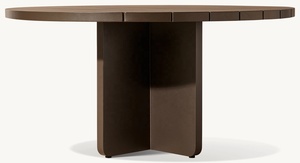 <span class=keywords><strong>Table</strong></span> <span class=keywords><strong>de</strong></span> salle à manger <span class=keywords><strong>ronde</strong></span>, mobilier <span class=keywords><strong>de</strong></span> <span class=keywords><strong>jardin</strong></span> extérieur en aluminium, style moderne, vente chaude pour hôtels - Product Image 4