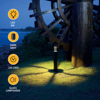 Luz de jardín Bolardo Led IP54 Led Exterior Impermeable Abajo Lámpara de pared Iluminación