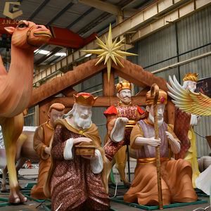 CCFL71 lanterne de festival thème Jésus traditionnel lanterne de soie d'animal de chameau pour le terrain de jeu - Product Image 5