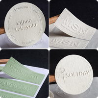 Étiquette autocollante transparente pour boîte, étiquette de scellage, imperméable, 25 mm, impression de logo circulaire, autocollant transparent circulaire