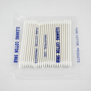 25개입 허비 클린룸 면봉 스틱, 이중 팁 미니 하드 샤프 포인트, 면과 종이 렌즈 클리닝 면봉 - Product Image 5