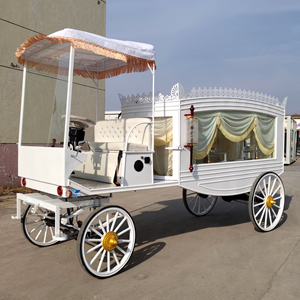 Fabricant de cercueils antiques / Cercueil vintage Voiture funéraire électrique - Product Image 1