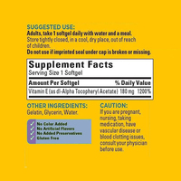 Supplément OEM de vitamine E de haute qualité avec d Alpha tocophérol pur pour soutenir la protection cellulaire et la défense des radicaux libres