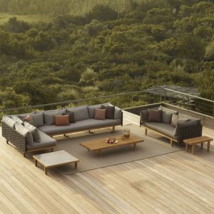 Élégant En Forme De L Mobilier De Salon Extérieur En Aluminium Base Coin Canapés De <span class=keywords><strong>Jardin</strong></span> - Product Image 3