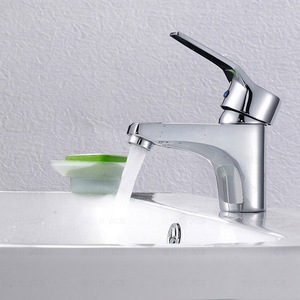 Single Hole Basin Faucet <b>Copper</b> Body Deck Mounted Single <b>Handle</b> 6007 - Product Image 3