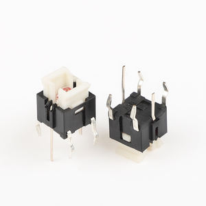 Leye 전자 12V 플라스틱 순간 조명 전술 스위치 6*6*7 푸시 버튼 스위치 LY-L02 - Product Image 1