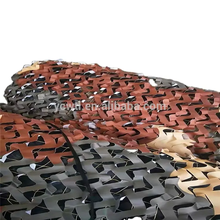 Syria's best-selling hidden combat camouflage net three-layer color can be customized camouflage net Oxford fabric fashionable