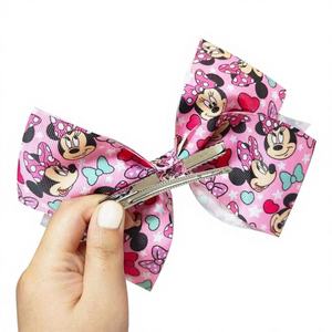 MUESTRA RETAIL H.E.R. Accesorios Junior Minnie, Lazo Grande para el Cabello con Estampado para Niñas, Hecho en China, con Tu Personaje Favorito - Product Image 1
