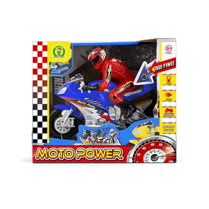 Motocicleta de Juguete de Plástico Moto Power con Luces y Sonidos, 23 cm, Juguete para Niños, MAZZEO GIOCATTOLI, Italia - Product Image 2
