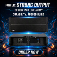 Offre Spéciale – Enceinte Line Array Active 8 Pouces avec DSP Classe D Bi-amp 1600W, Boîtier en Bois pour Concerts, Opéras, Événements Extérieurs, Fêtes et Spectacles Circens