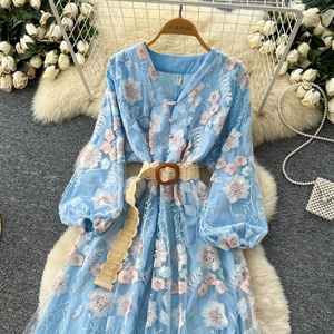 Vestiti Casual da Donna Lunghi con Maniche Lunghe e Design Ampio con Lacci, Nuova Collezione Primavera - Offerta Imperdibile - Product Image 2