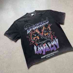 <span class=keywords><strong>T</strong></span>-<span class=keywords><strong>shirt</strong></span> in cotone elasticizzato comoda, vestibilità ampia, stile longline, stampa <span class=keywords><strong>band</strong></span> rock retrò, per festival <span class=keywords><strong>musicali</strong></span> e street culture estiva - Product Image 3