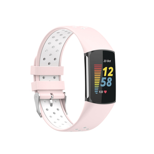 <span class=keywords><strong>Fitbit</strong></span>-Correa de <span class=keywords><strong>reloj</strong></span> de silicona para carga 5, hebilla de acero inoxidable, correa de <span class=keywords><strong>reloj</strong></span>, novedad de 2021 - Product Image 2