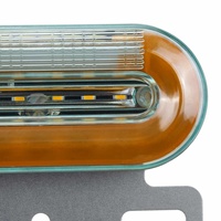 12V / 24V 12 LED feux de position latéraux voiture feux extérieurs feux de signalisation lampes d'avertissement feu arrière 3 Modes remorque camion