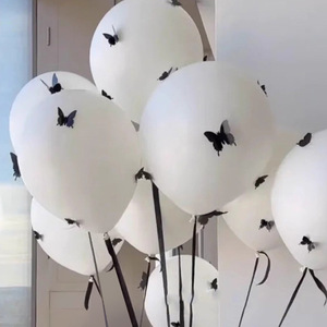 Paquete de Globos de Mariposa Blancos Modernos de 18 Pulgadas de Grosor, Decoración de Fiesta Famosa en Internet <span class=keywords><strong>para</strong></span> Fotos de Cumpleaños, Accesorio Estilo Instagram - Product Image 3