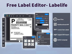 Shipping Sticker Thermal Label Printer USB Wired Wireless Blue Tooth <strong>Bar</strong> <strong>Code</strong> Thermal Printer Roll <strong>Waybill</strong> 4x6 - Product Image 2