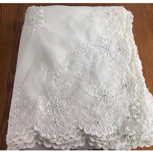 Mantel <span class=keywords><strong>de</strong></span> Mesa Bordado a Mano <span class=keywords><strong>de</strong></span> Alta Calidad al por Mayor, Moderno, con Lentejuelas y Flores, para Bodas y Fiestas - Product Image 6