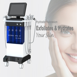 Appareil d'hydrodermabrasion de haute qualité 8 en 1 H2 O2, jet d'eau, <span class=keywords><strong>peeling</strong></span> hydrodermabrasion, aqua peel, avec analyseur de <span class=keywords><strong>peau</strong></span> - Product Image 1