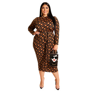 <span class=keywords><strong>Amazon</strong></span> Online Vente en Gros Kaftan Robe Moulante Florale de Bureau Formelle Élégante de Fête Europe Grande <span class=keywords><strong>Taille</strong></span> Robes pour Femmes - Product Image 4