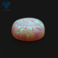 3*5mm-8*10mm pierres opale synthétiques ovales dos plat cabochon coupé OP16 blanc opale de feu pierres précieuses ovales opale cabochon gemmes
