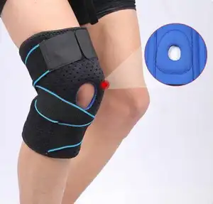 أكمام للياقة البدنية الركبة ضغط مخصص الحجم الحر تخفف الألم الركبة لف الدعم