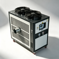 Refroidisseur d'eau à air de 10 CV, refroidissement par air, garantie 5 ans, réfrigérant R-404A/R-410A pour chambre froide, stockage industriel, processus de refroidissement