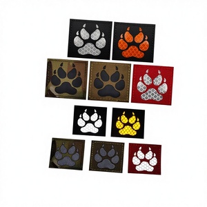 Direct Factory Made Custom Tactical Laser Cut Patches us Badges <b>Hook</b> and Loop Laser Cut IR Reflective Flag Far Infrared Patch - Product Image 4