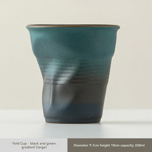 Customs logo Coffee Cups <b>Hand</b>-<b>molded</b> Water Coffee Mug Ceramic Creative Cross-border Coffee Mug - Product Image 4