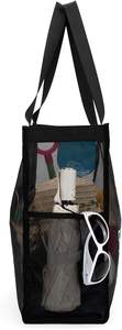 Sac fourre-tout shopping avec filet de plage en maille de nylon à logo personnalisé pour l'épicerie et la plage - Product Image 2
