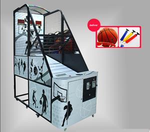 Machine de jeu de basket-ball d'arcade commerciale d'intérieur pliable <span class=keywords><strong>Pop</strong></span> a Shot Coin Pusher Dual Hoop Amusement Park Sale - Product Image 6