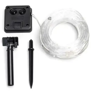 Ghirlanda di luci solari, tubo da 5 mm, luce bianca fredda, lunghezza da 2 m e 10 m, ideale per decorazioni esterne e creazione di atmosfera. - Product Image 3