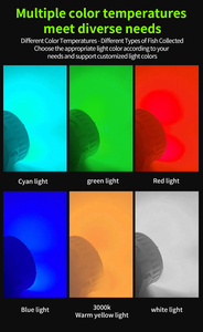 해양 블루 낚시 보트 조명 내구성 야간 낚시 모임 램프를위한 IP67 방수 500W 600W LED 내비게이션 라이트 - Product Image 6