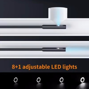 P200 máy ảnh kép có thể tháo rời rắn cáp 8 Mét Công Nghiệp nội soi 1080P Full HD <span class=keywords><strong>4.3</strong></span> inch LCD kỹ thuật số kiểm tra máy ảnh với 9 LED - Product Image 5