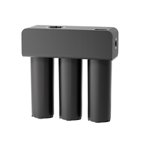 Purificateur d'eau compact manuel à 3 étages avec membrane UF de 1/4 pouce, ultrafiltration sous l'évier, coton PP, bloc de carbone pour