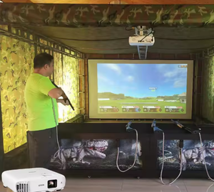 Simulator Tembak Elektrik Interaktif Nirkabel 6in1 Berkualitas Tinggi untuk Anak-Anak dengan Proyeksi Realistis oleh Pistol - Product Image 1