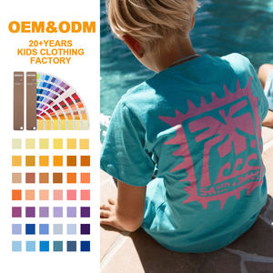 Organic Cotton Kids T-shirt Kids Streetwear Boys T-shirt Custom Print Kids Tee Children Clothes Eco Friendly Boys T-shirts - Product Image 1