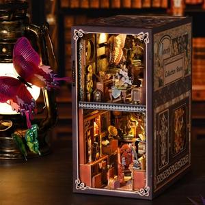 MOQ=1 Envío Directo Kit de <span class=keywords><strong>Casa</strong></span> de Muñecas de Madera - <span class=keywords><strong>Casa</strong></span> de Muñecas Personalizada con Muebles en Miniatura y Set de Rincón de Lectura DIY - Product Image 2