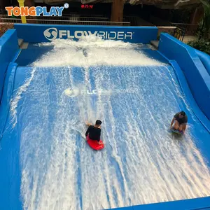 Leuke Golfslag Zwembad Apparatuur Outdoor Water Speeltoestellen Flowboarding Surf Skate Kunstmatige Golven Surfen Voor Kinderen Volwassen