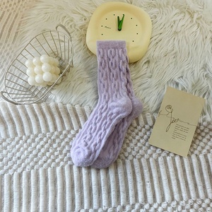 Kaus kaki Bulu Domba Super lembut wanita, Kaos Kaki bulu halus hangat musim dingin grosir - Product Image 5