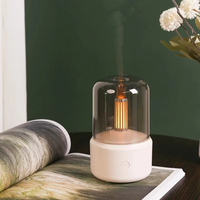 Offre Spéciale Mini Usb Smart Fire Air Humidificateur 3D Flamme Parfum Ultrasonique Volcan Humidificateur Diffuseurs D'arôme