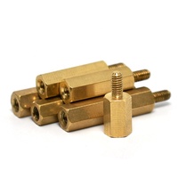 Laiton acier inoxydable mâle femelle hexagonale entretoise pcb vis écrou m/f fileté or hexagone entretoise M2 M2.5 M3 M4 M5 M6 x 20MM + 10