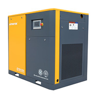 Compresseur d'air à vis rotatif industriel 50HP 37KW 173-240 CFM, robuste, refroidi par air, lubrifié, moteur silencieux, moteur variable