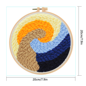 Kit jarum pukulan DIY pabrik <span class=keywords><strong>Set</strong></span> bordir latihan pemula Poke bordir buatan tangan dekorasi jahit silang - Product Image 6