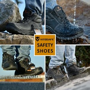 VITOSAFE Zapatos de Seguridad de Trabajo con Puntera de Acero, Antideslizantes, de Alta Calidad y a Buen Precio, Botas para Hombre - Product Image 2