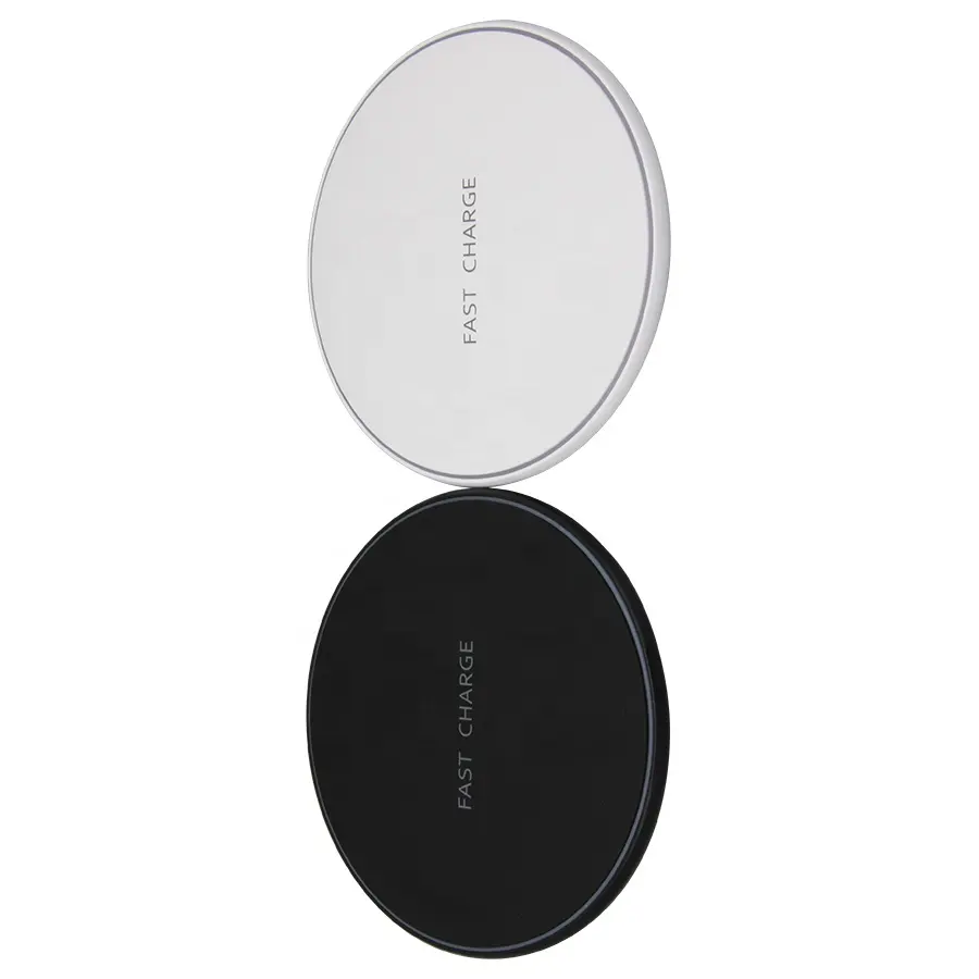 Portable 10W Fast Qi Wireless Charger Pad For IPhone Samsung Huawei Mobile Phone Wireless Charger Fast Charging