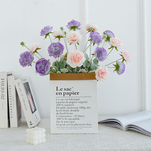 French Style Poppy <b>Artificial</b> Flower <b>Bouquet</b> Silk High Simulation Home Decoration Living Room Ornament Wedding Props - Product Image 2