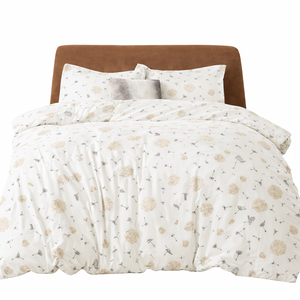 Juego de Ropa de Cama Dandelion Wish 2073, Juego de Ropa de Cama de Algodón Floral, Suave y Ligero, Proveedor OEM de Textiles para el Hogar - Product Image 1