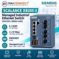 Commutateur Ethernet industriel géré Siemens 6GK5205-3BB00-2AB2 SCALANCE XB205-3 PROFINET d'origine authentique en stock